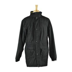 Lands' End Winter Coat Large Tall L/T Black